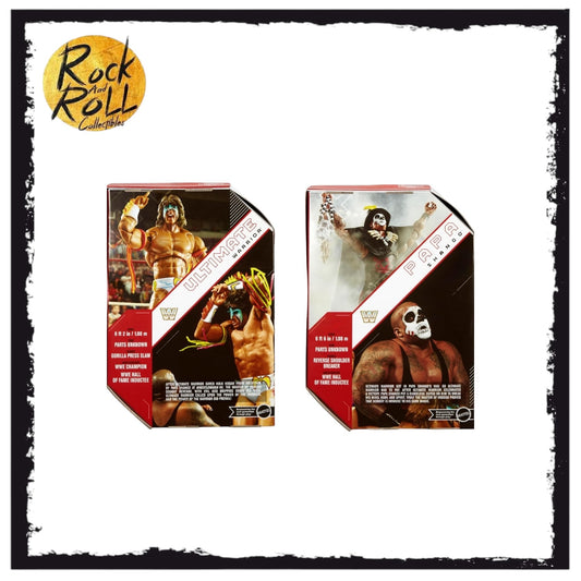 WWE Action Figure Ultimate Edition Ultimate Warrior vs Papa Shango 2-Pack Box Set Pre Order
