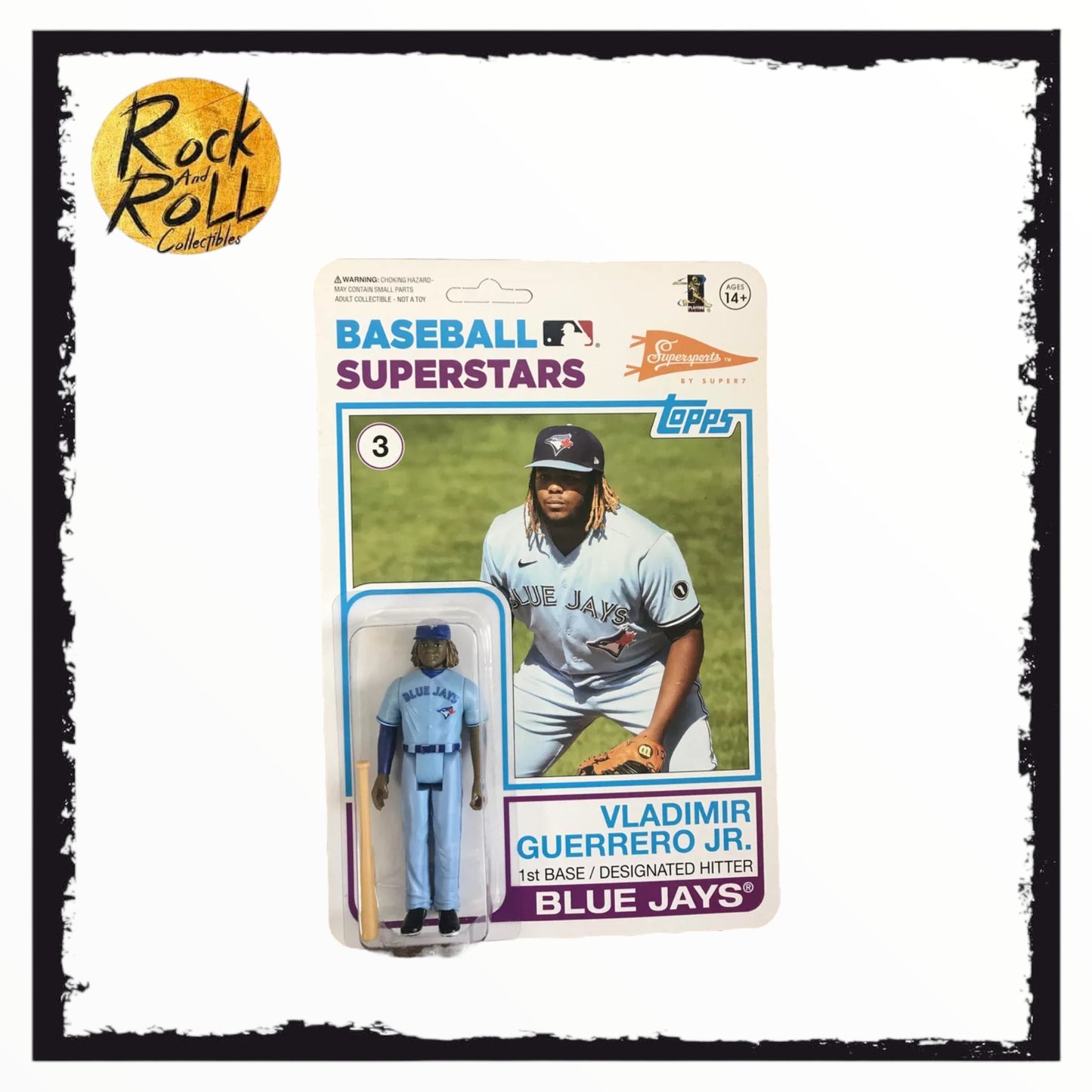 Vladimir Guerrero Jr Figure #3 Super 7 Superstars Topps 2021 Big League Baseball