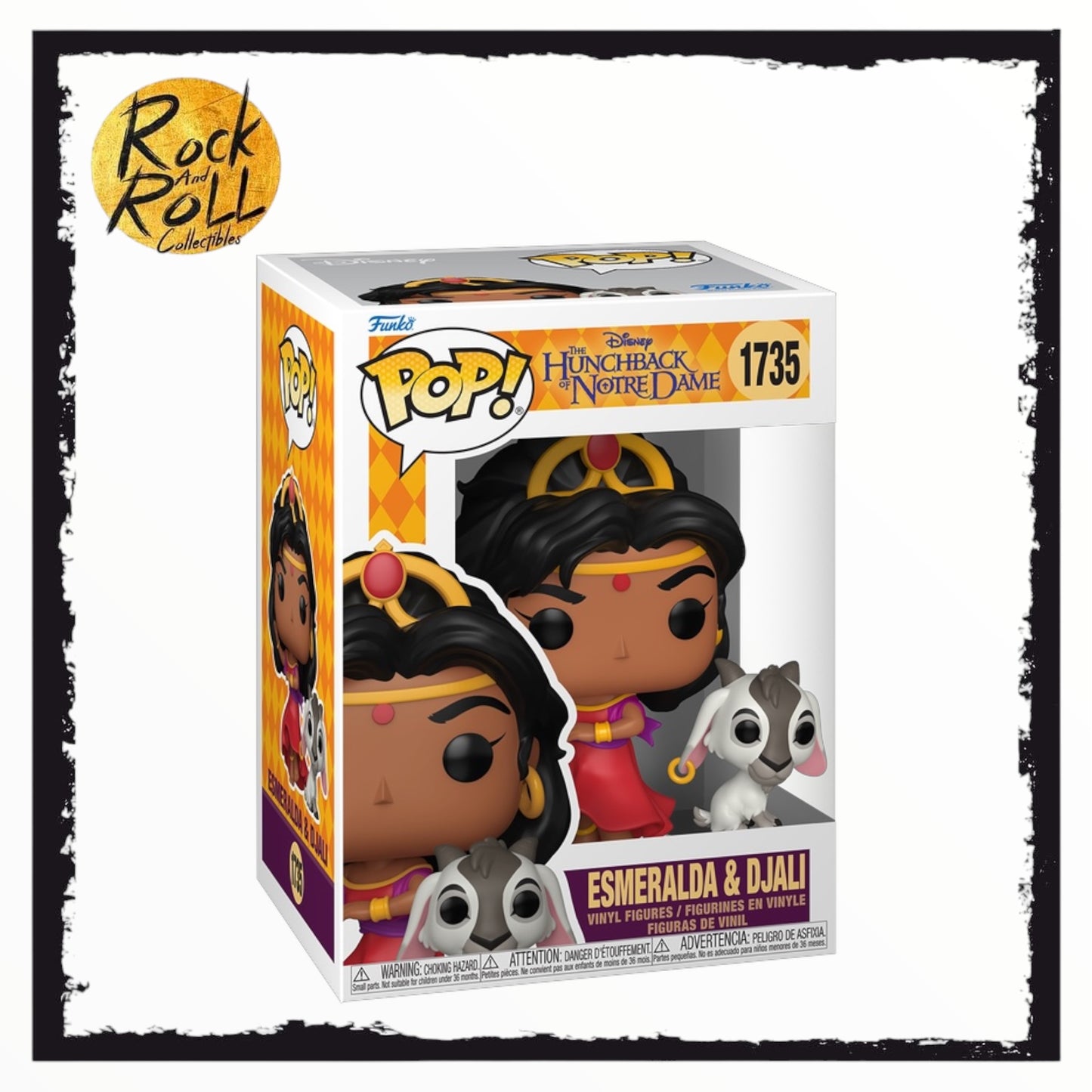 Esmeralda & Djali #1735 Funko Pop! & Buddy - The Hunchback of Notre Dame
