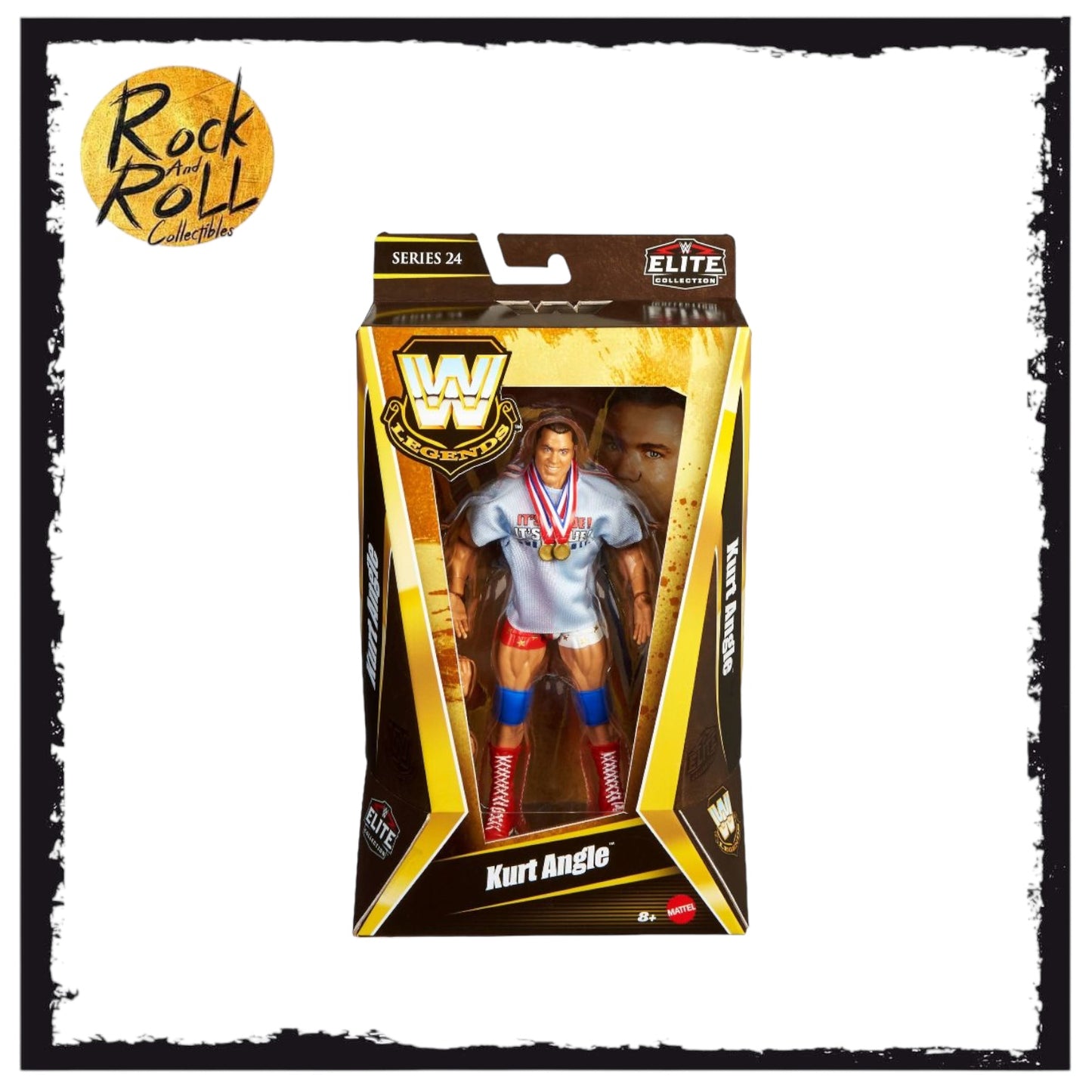 WWE Kurt Angle Elite Series 24 Action Figure US Import