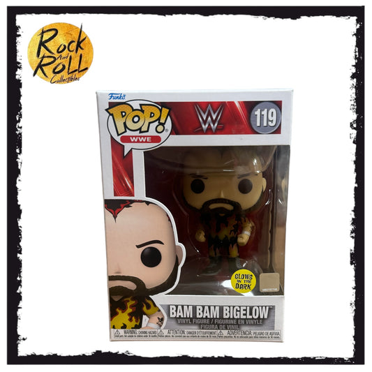 Pop! WWE 119 Bam Bam Bigelow Glows in The Dark