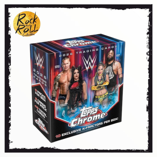 WWE Topps 2026 Topps Chrome Mega Box