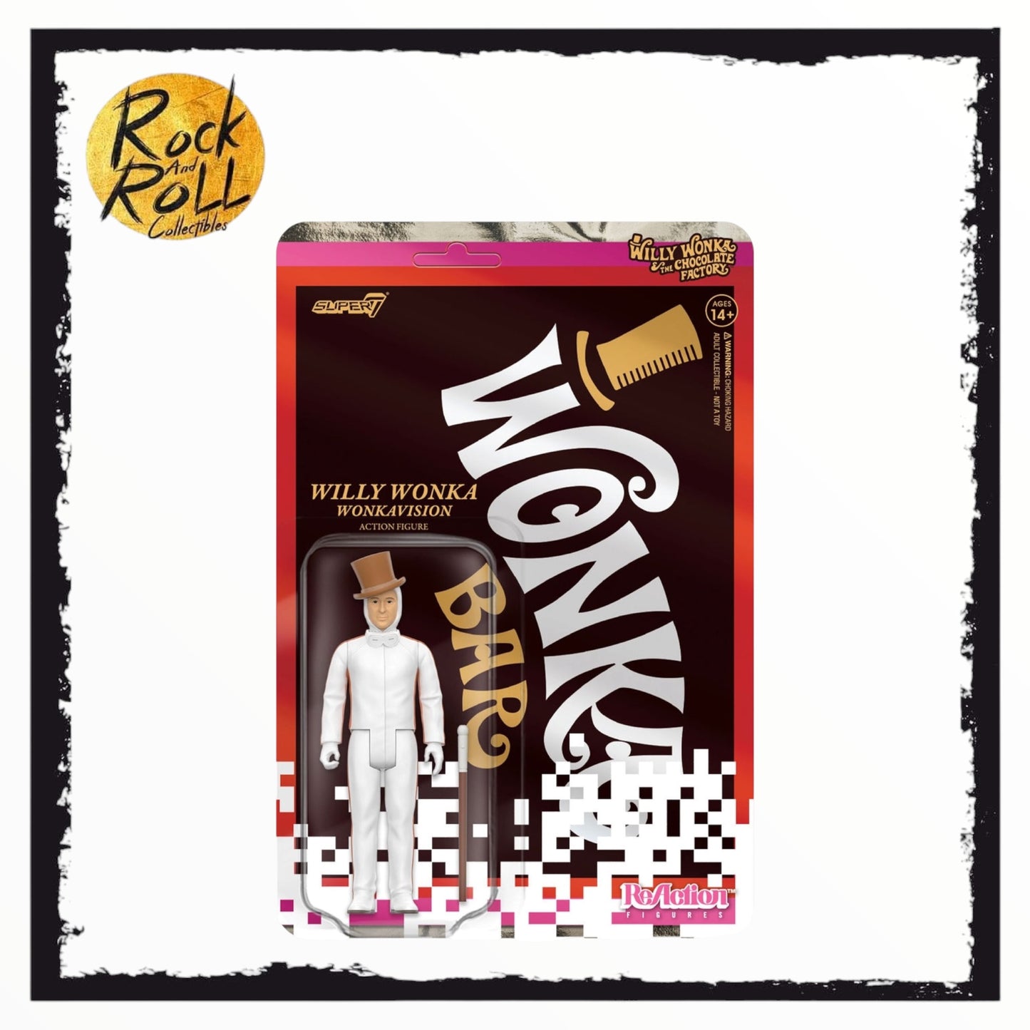Willy Wonka & the Chocolate Factory ReAction Figures Wave 03 - Willy Wonka (White Suit)