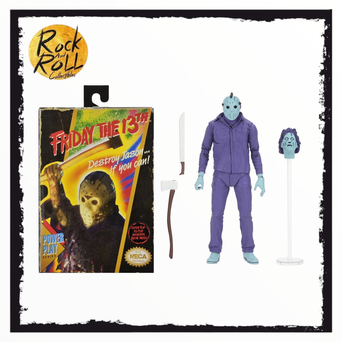 NECA Friday 13th Classic Video Game Appearance Jason 7” Scale Action Figure