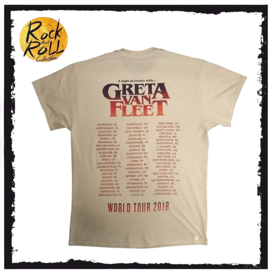 Greta Van Fleet 2018 World Tour T-Shirt Large