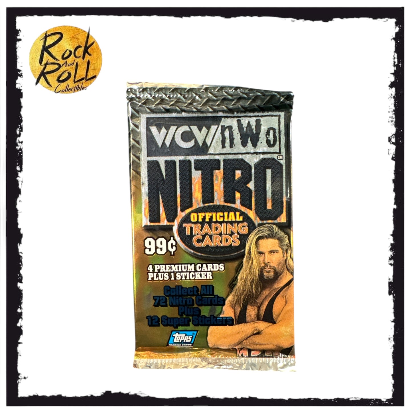 Topps - WCW nWo Nitro 1999 Official Trading Cards - 1 pack.