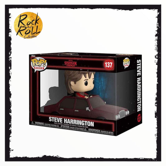 Steve Harrington w/Car - Stranger Things Funko Pop! Rides #137