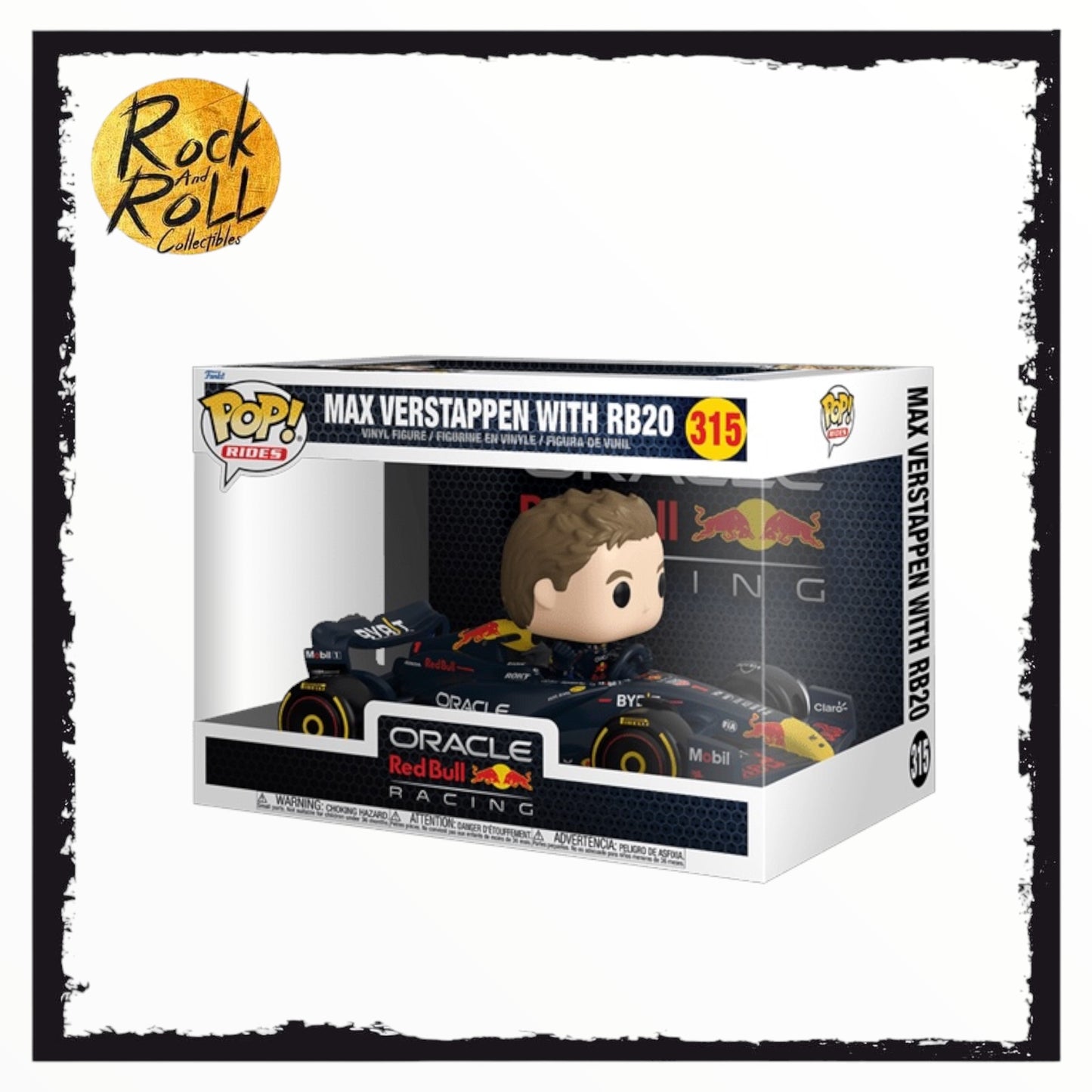Max Verstappen with RB20 Funko Pop! Rides Super Deluxe: Red Bull #315