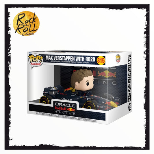 Max Verstappen with RB20 Funko Pop! Rides Super Deluxe: Red Bull #315