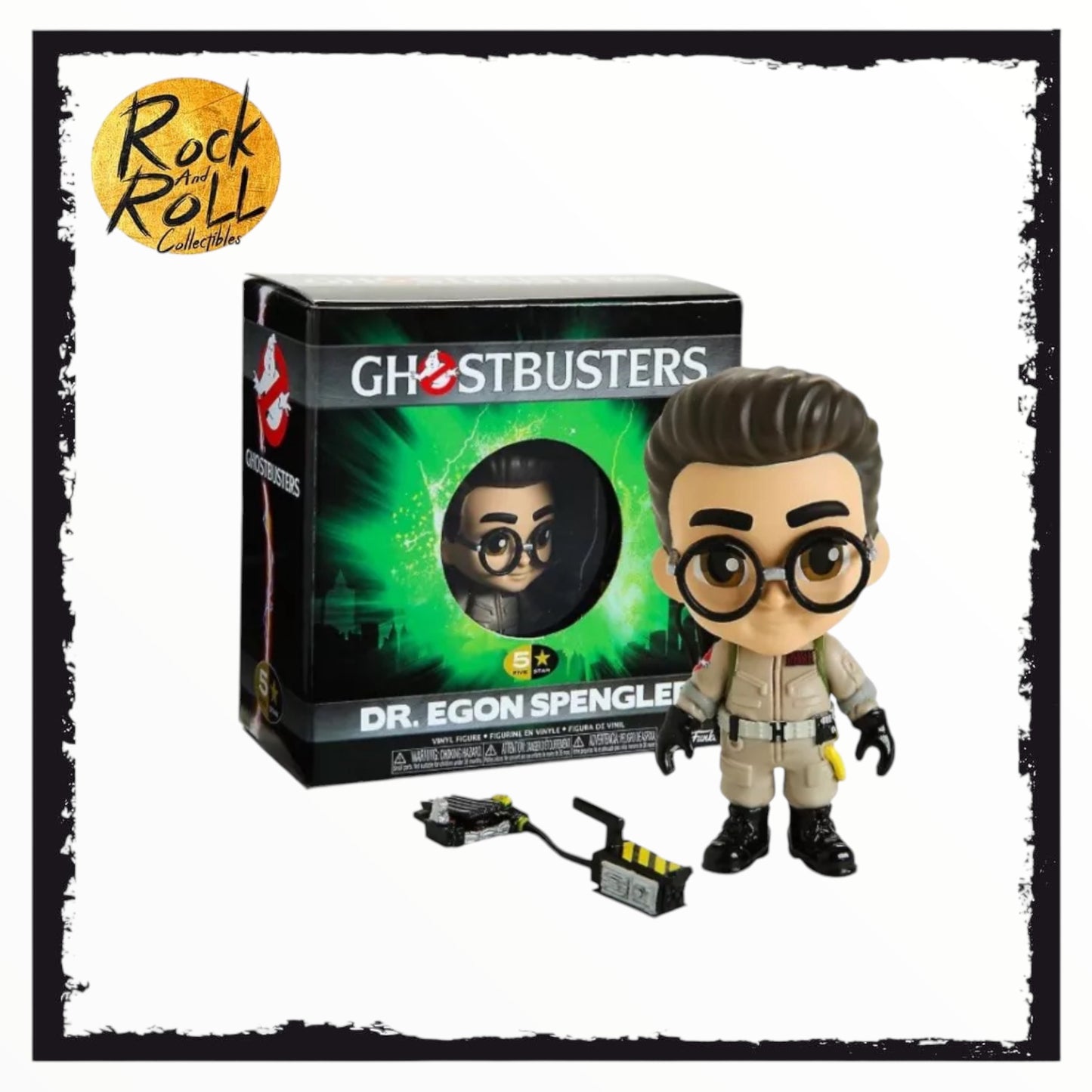 (See description) Funko POP 5 Star Ghostbusters Dr. Egon Spengler 3" Vinyl Figure