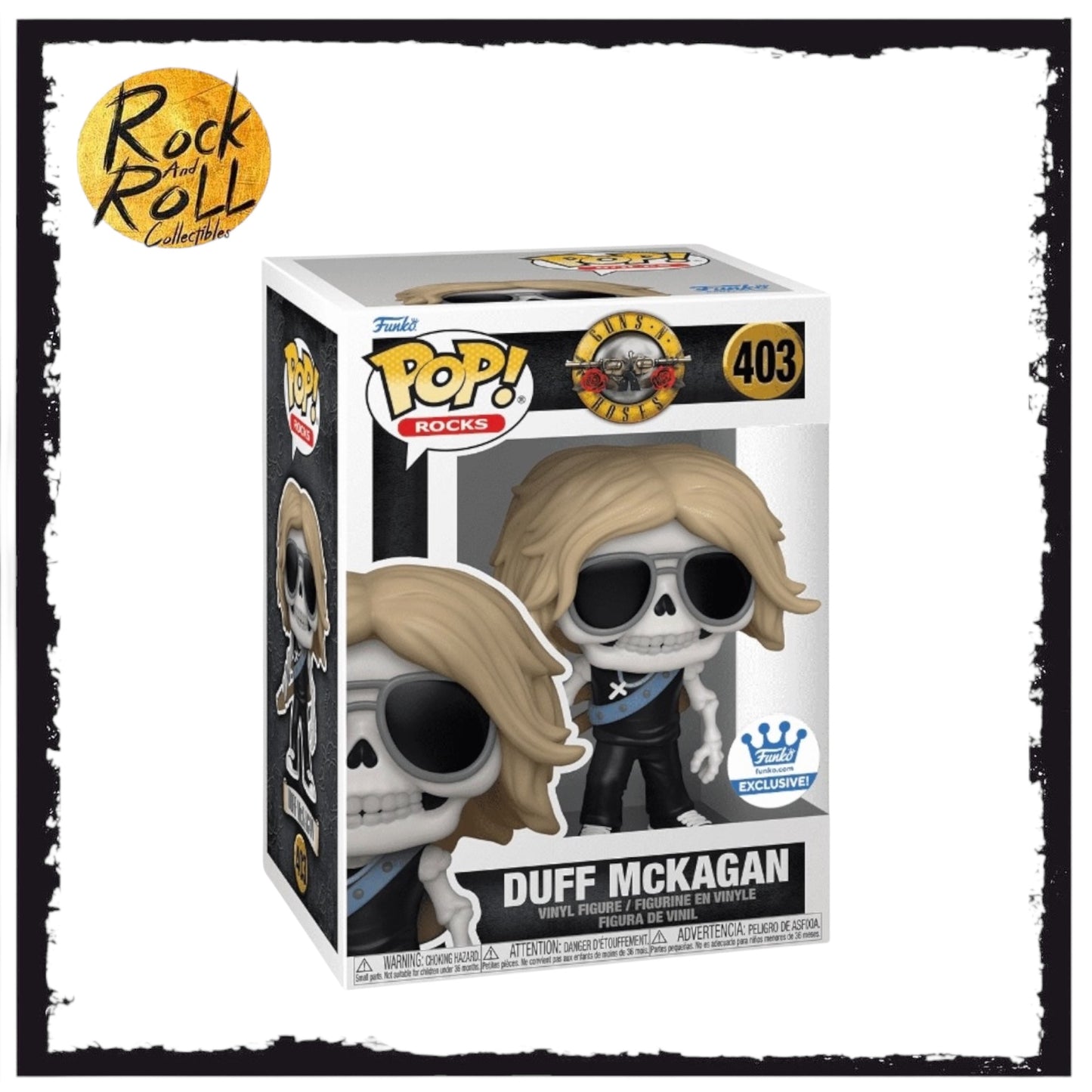 Guns N Roses - Duff McKagan (Skeleton) Funko Pop! Rocks #403 Funko Shop Exclusive