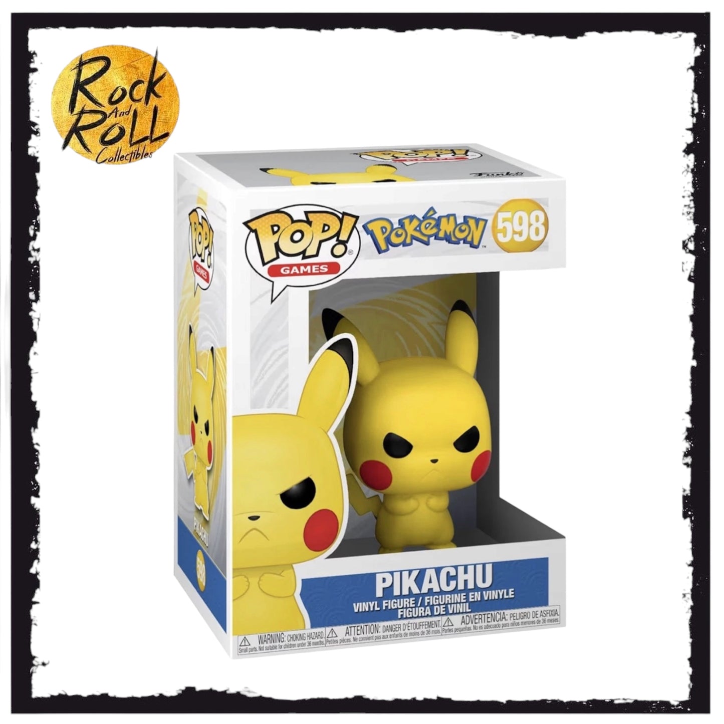 Pokemon - Grumpy Pikachu Funko Pop! #598