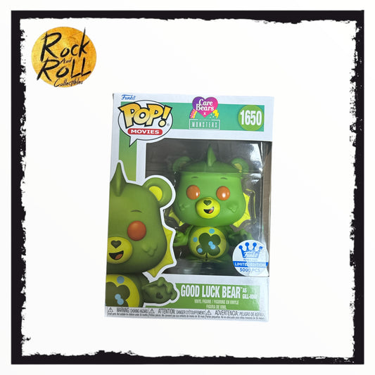 Not Mint Box Care Bears X Monsters Good Luck Bear As Gill Man Exclusive Funko Pop! #1650