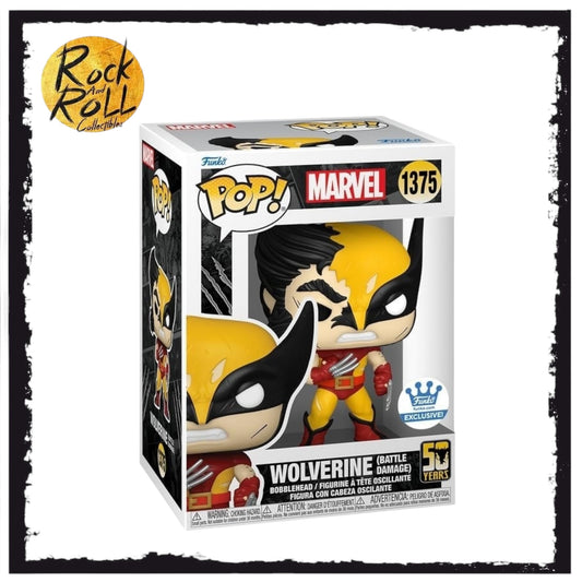 Wolverine (Battle Damage) Funko Pop! #1375 Funko Exclusive