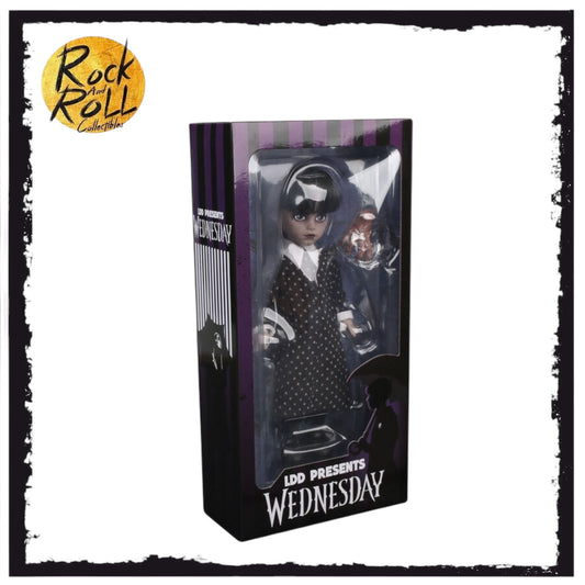 Mezco Living Dead Dolls Adams Family Wednesday and The Thing 10" Figure