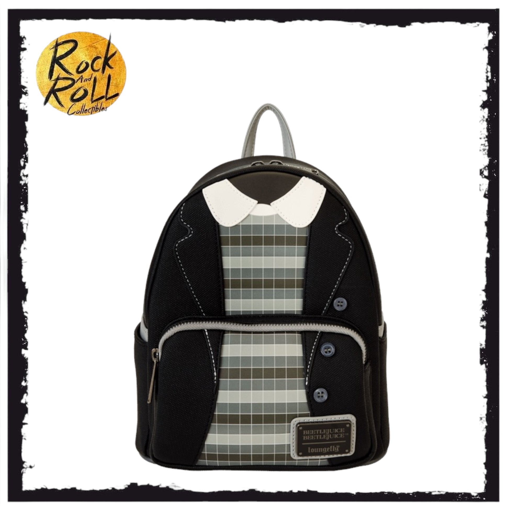 beetlejuice backpack mini Beetlejuice Beetlejuice Cosplay Lydia Deetz Loungefly Mini Backpack – rock and roll collectibles