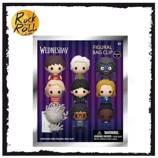 Wednesday Series 1 Mystery Figural Bag Clip