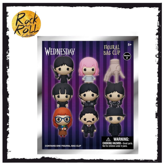 Wednesday Series 2 Mystery Figural Bag Clip