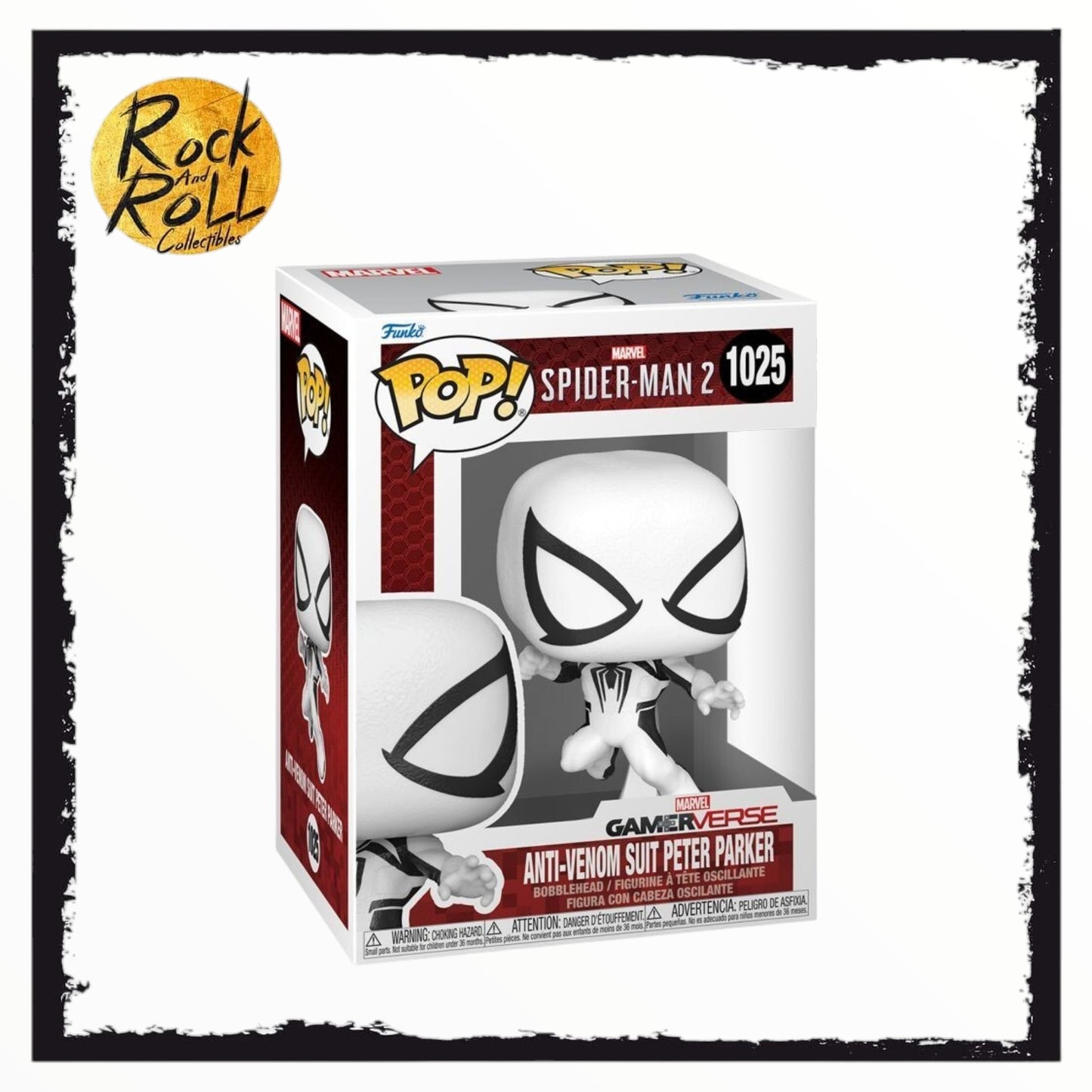 Spider-Man 2 - Anti-Venom Suit Peter Parker Funko Pop! #1025