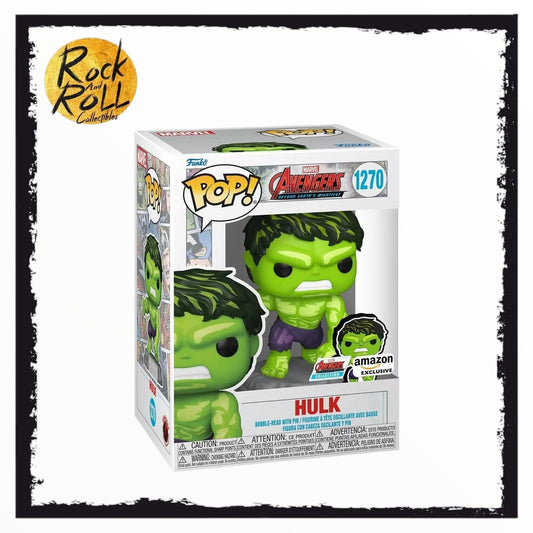 Marvel Avengers - Hulk w/Pin Funko Pop! #1270 Amazon Exclusive