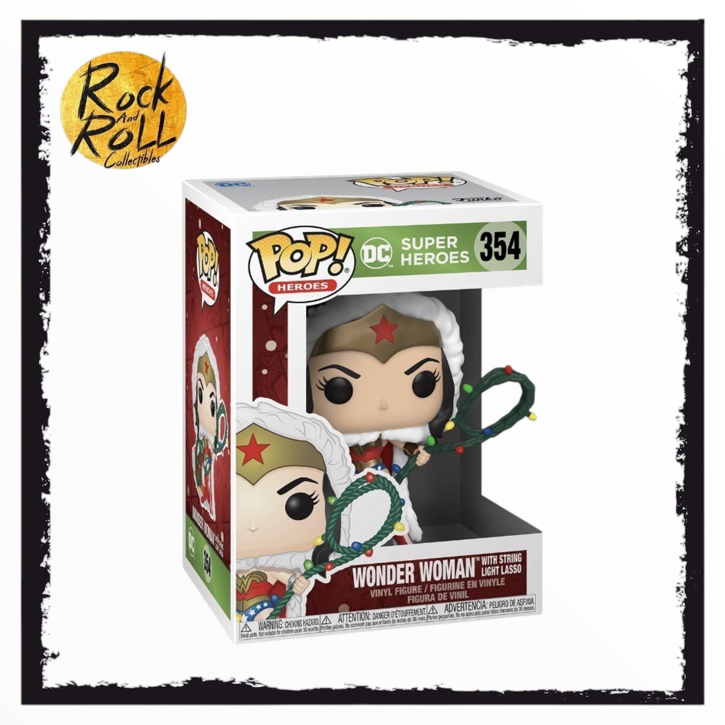 DC Super Heroes - Wonder Woman with String Light Lasso (Festive) Funko Pop! #354