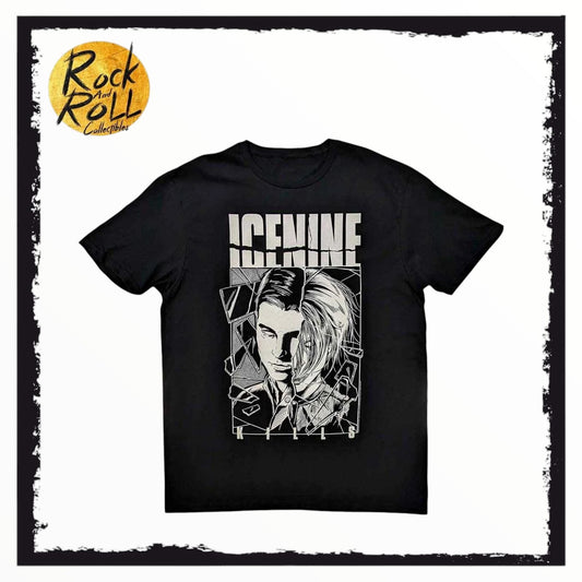 Ice Nine Kills Unisex T-Shirt: Shower Scene Split Face (Black)
