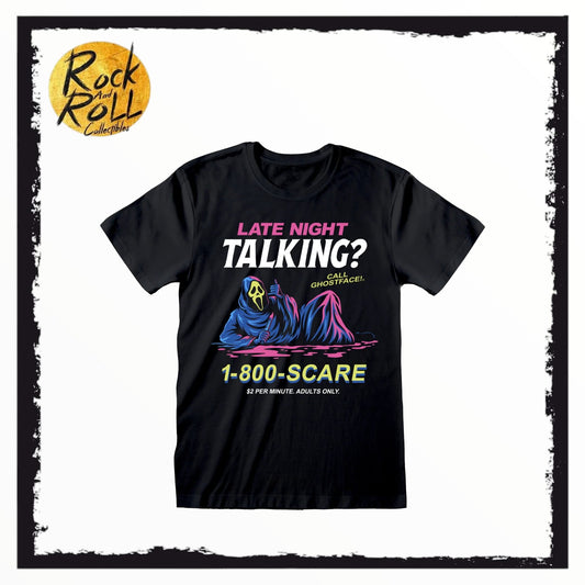Ghost Face Late Night Talking T-Shirt