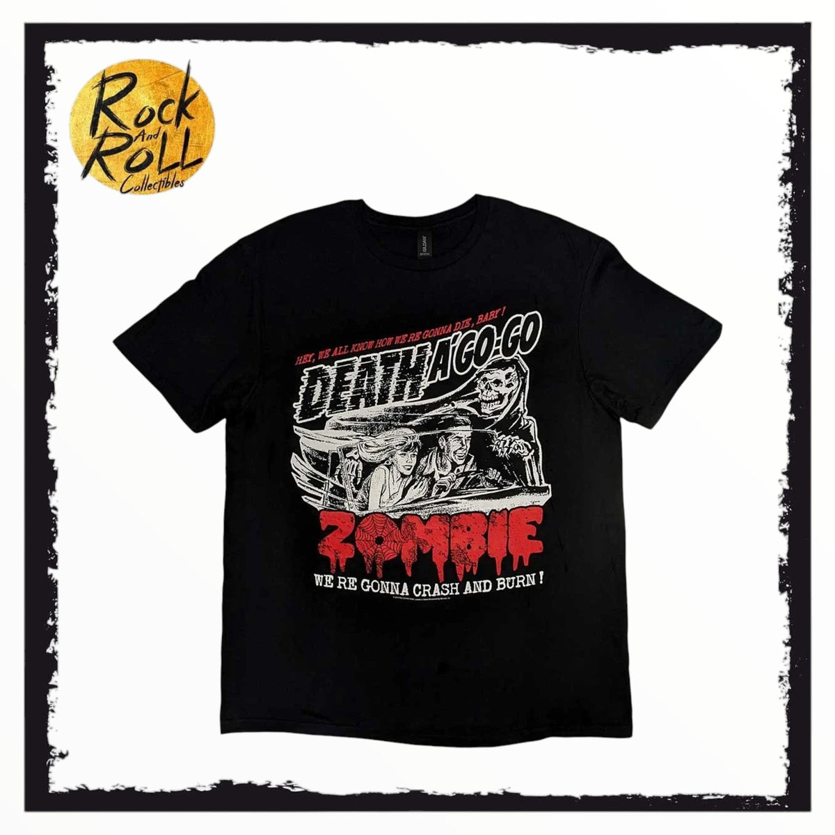 Rob Zombie Unisex T-Shirt: Zombie Crash (Black)