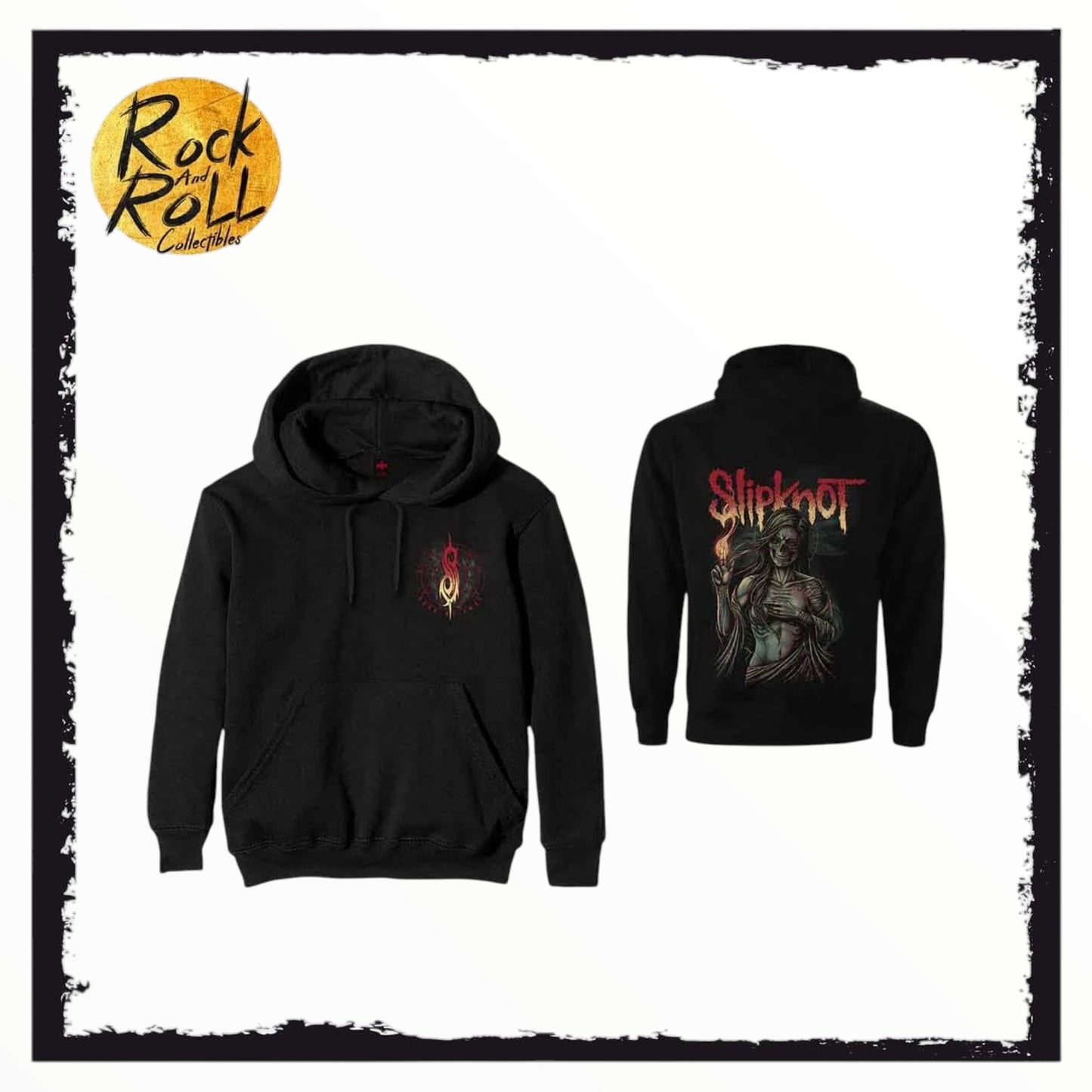 Slipknot Unisex Pullover Hoodie: Burn Me Away (Black) (Back Print)