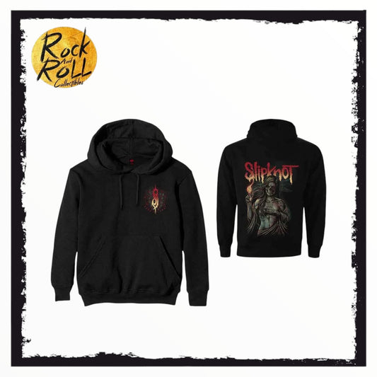 Slipknot Unisex Pullover Hoodie: Burn Me Away (Black) (Back Print)