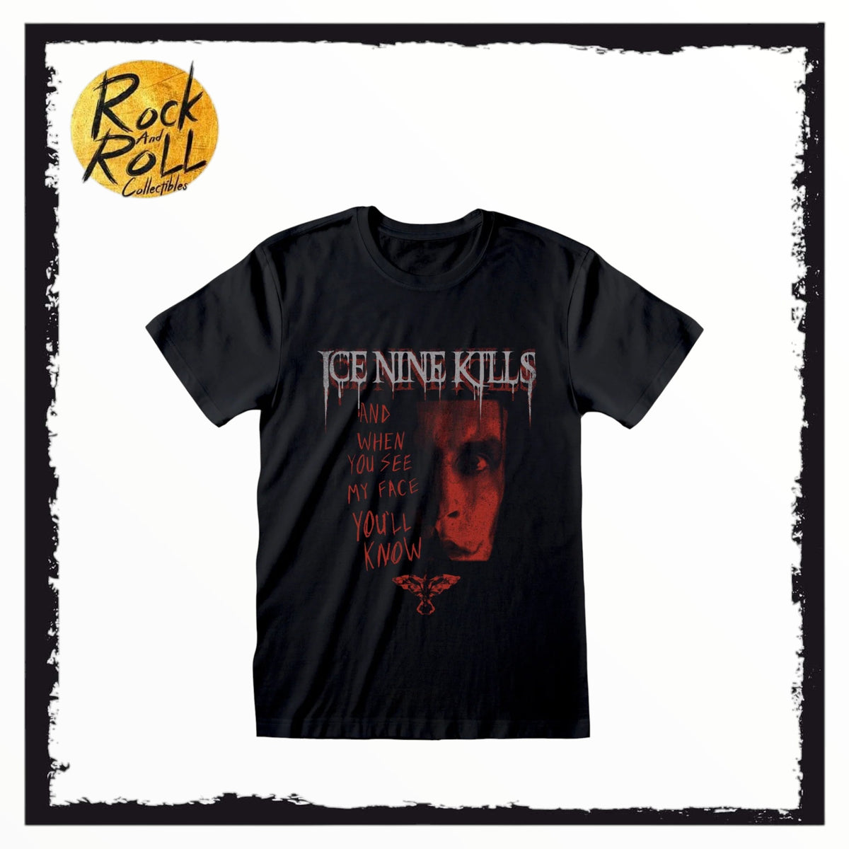 Ice Nine Kills x The Crow - My Face Quote T-Shirt