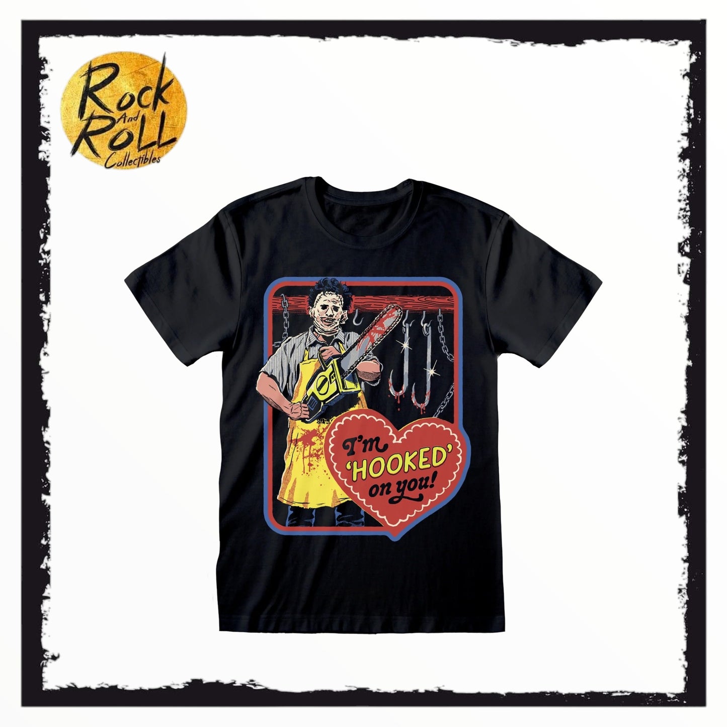 Texas Chainsaw Massacre Leatherface x Steven Rhodes "Hooked On You" T-Shirt