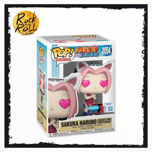 Naruto Shippuden - Sakura Haruno (Sasuke's Paw Encyclopedia) Funko Pop! #2054 2025 Fall Convention Limited Edition