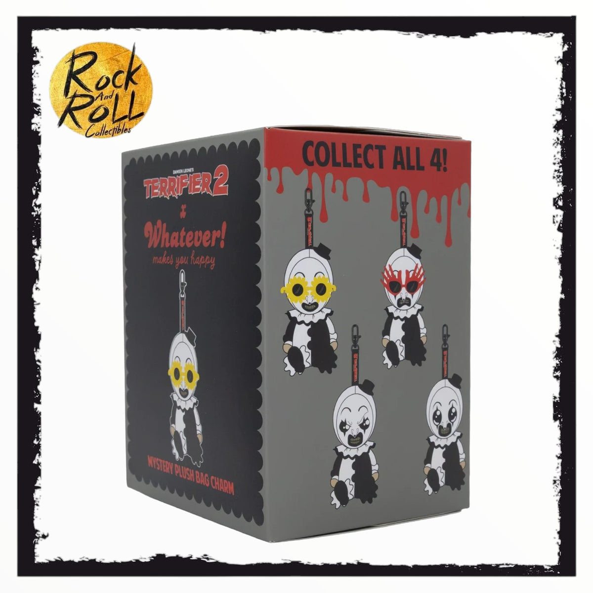 Whatever! Makes You Happy x Terrifier 2 - Mystery Plush Bag Charm US Import