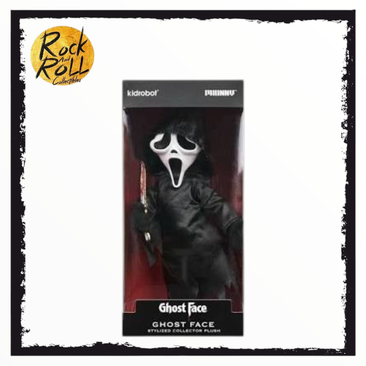 KidRobot Phunny Collector Vinyl Face Plush - Scream Ghost Face - US Import