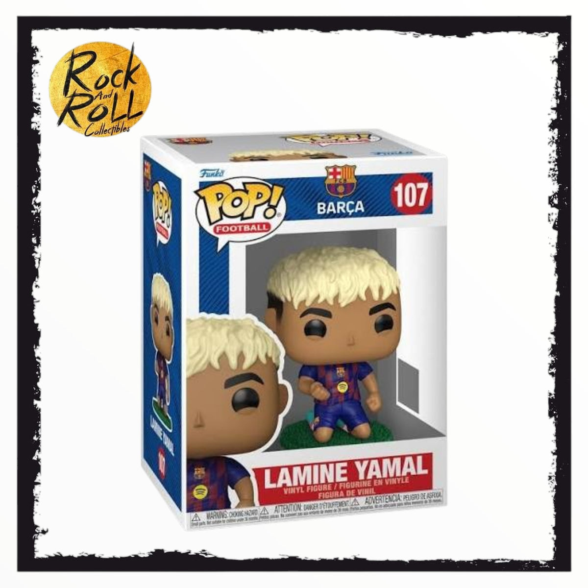 Lamine Yamal (Kneeling) #2339 Funko Pop - FC Barcelona