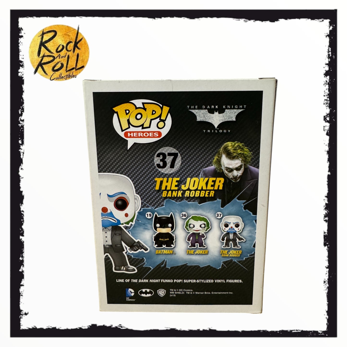 The Joker Bank Robber #37 Funko Pop! - The Dark Knight Trilogy - 2013 Pop! - Condition 9/10