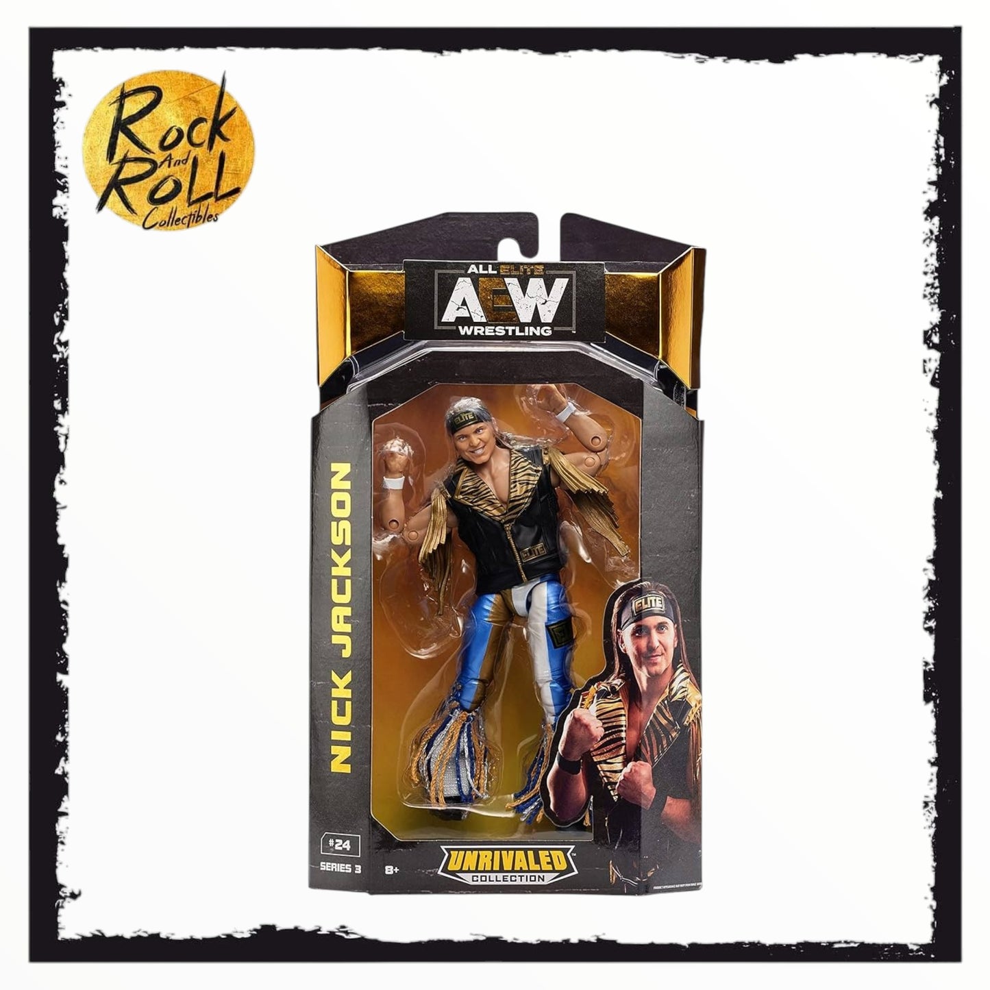 AEW Unrivaled Collection Series 3 #24 Nick Jackson US Import
