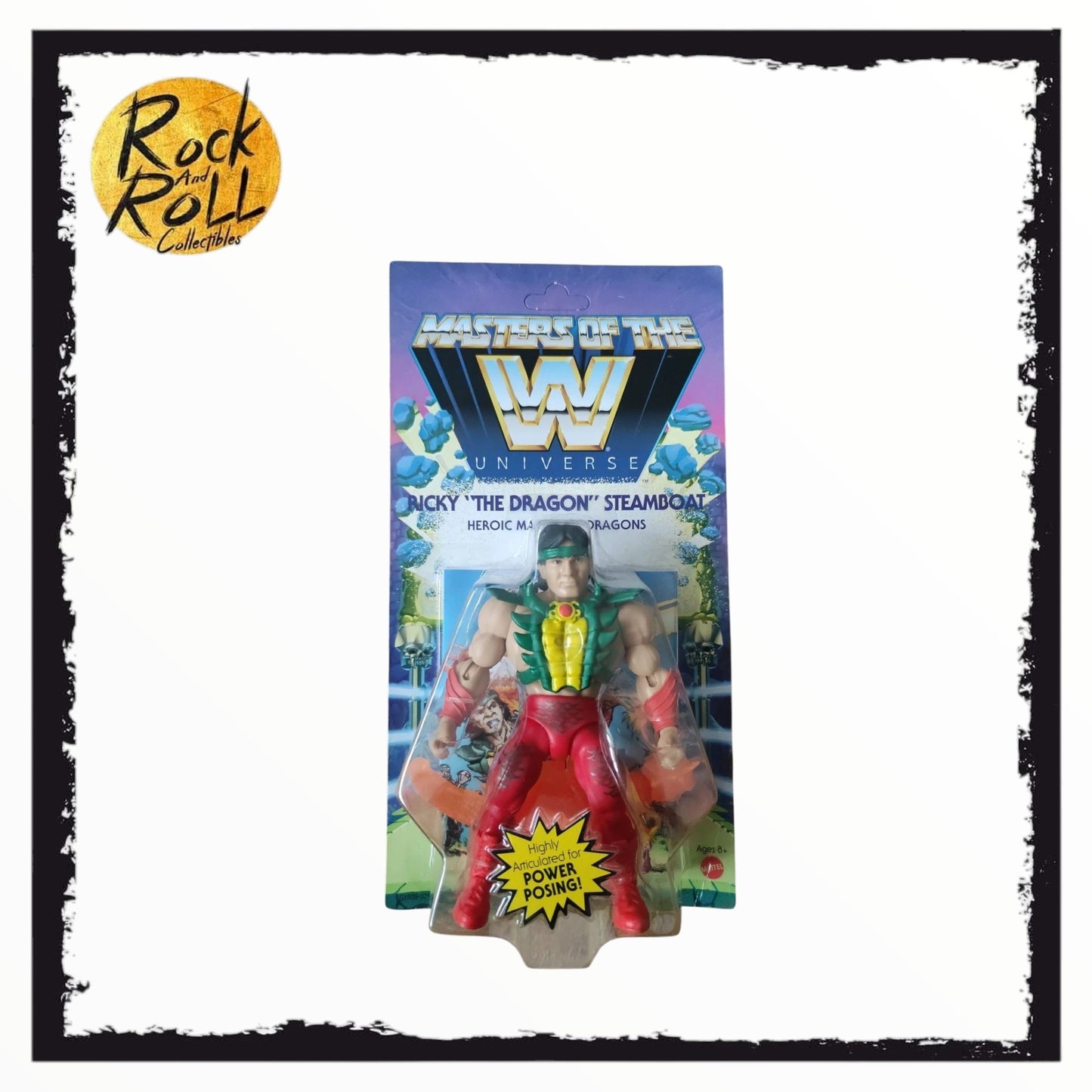 Masters Of The WWE Universe - Ricky "The Steamboat" Dragon US Import (In Protective Case)