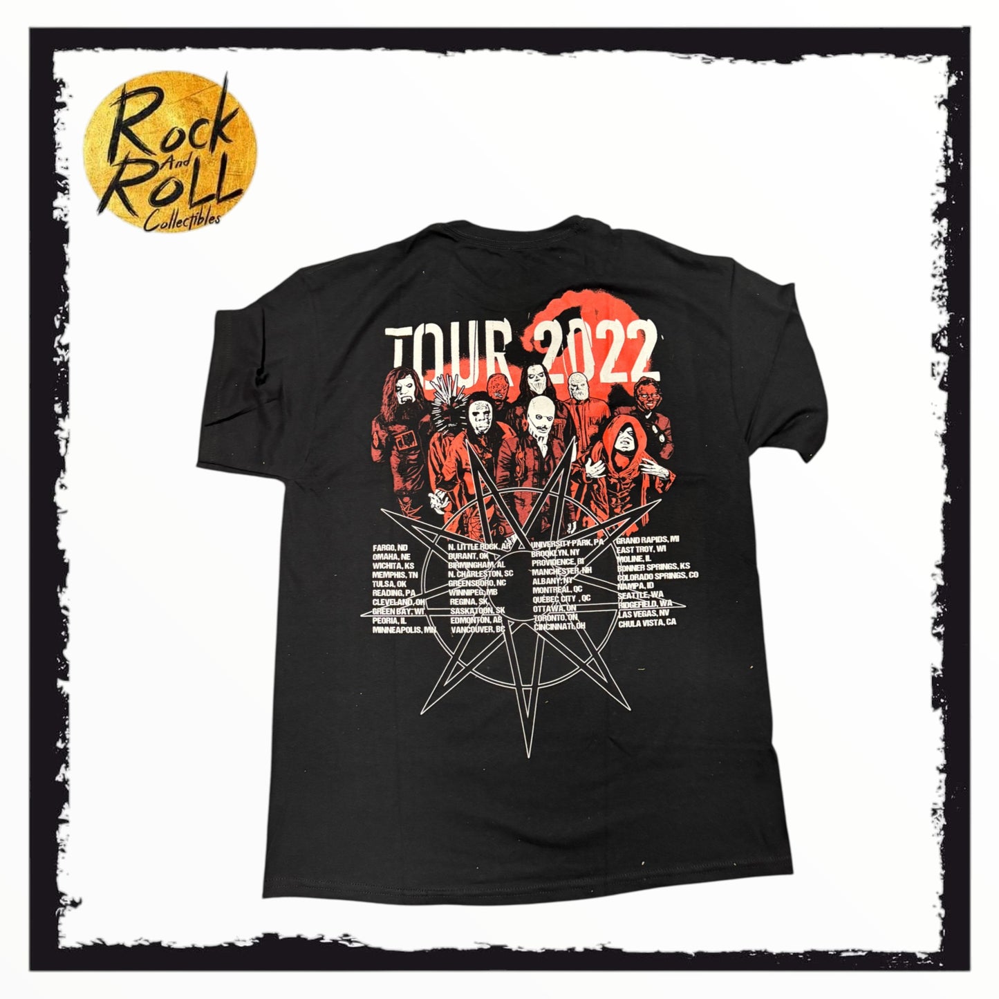 Slipknot Official Tour 2022 T-Shirt - Large