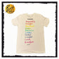 Kasabian - "FCOL" White Official 2017 Tour T-Shirt (Yellow Heart)