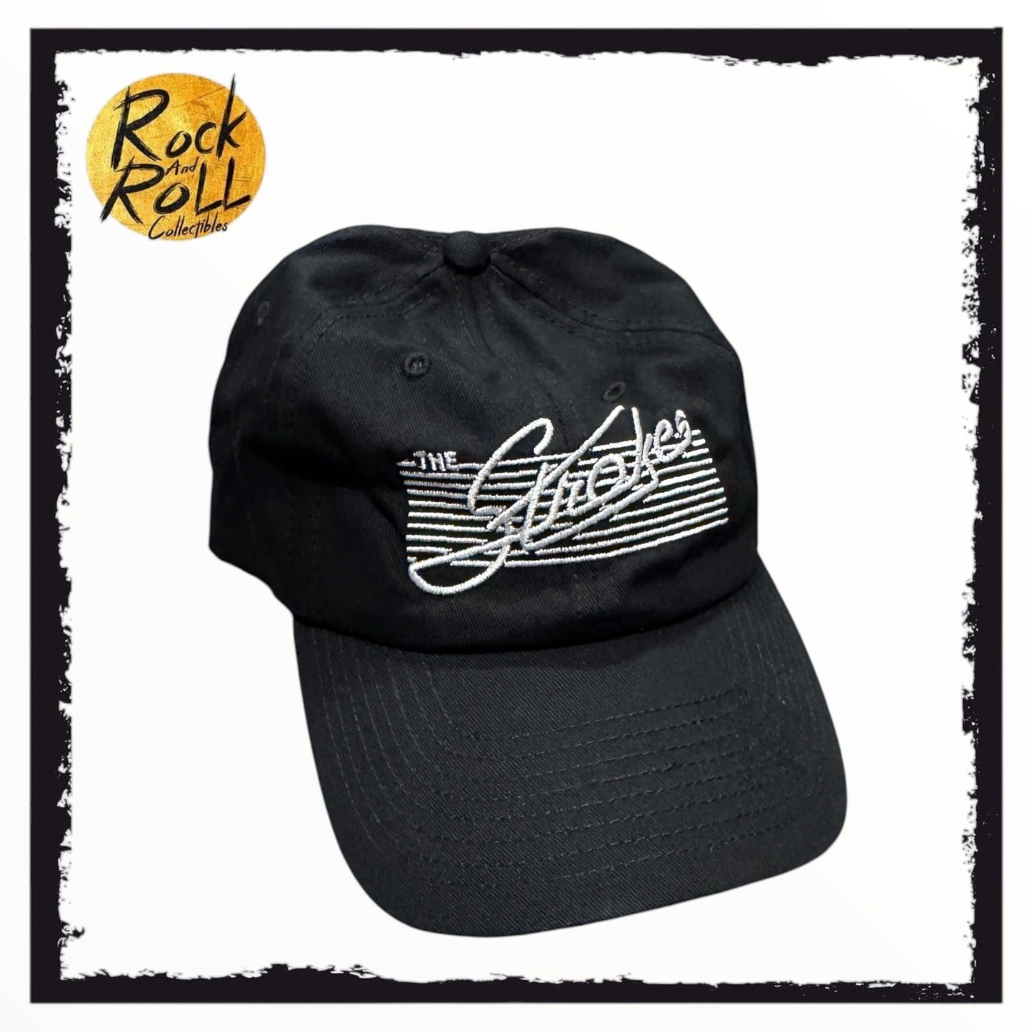 The Strokes Black Snap Back Cap
