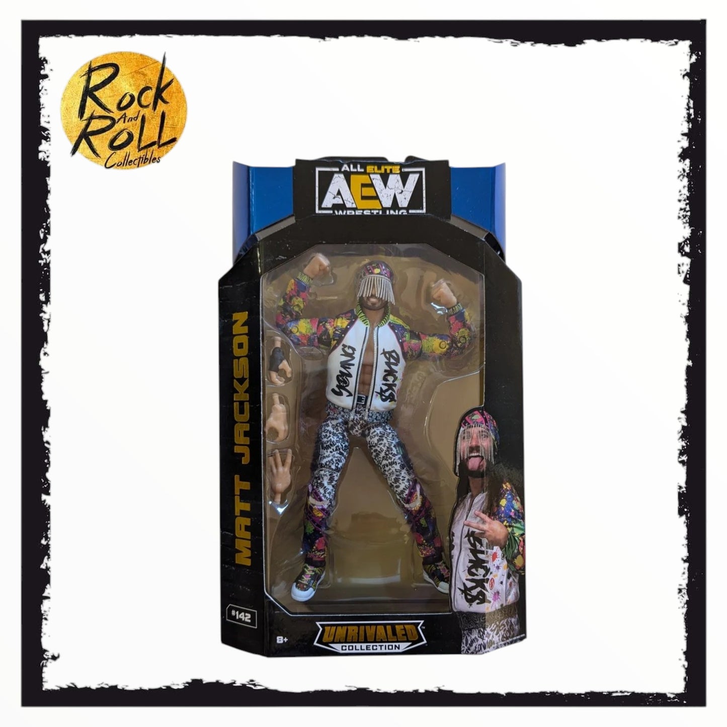 Not Mint Packaging - AEW - All Elite Wrestling Unrivaled Collection #142 Matt Jackson Walmart Exclusive US Import