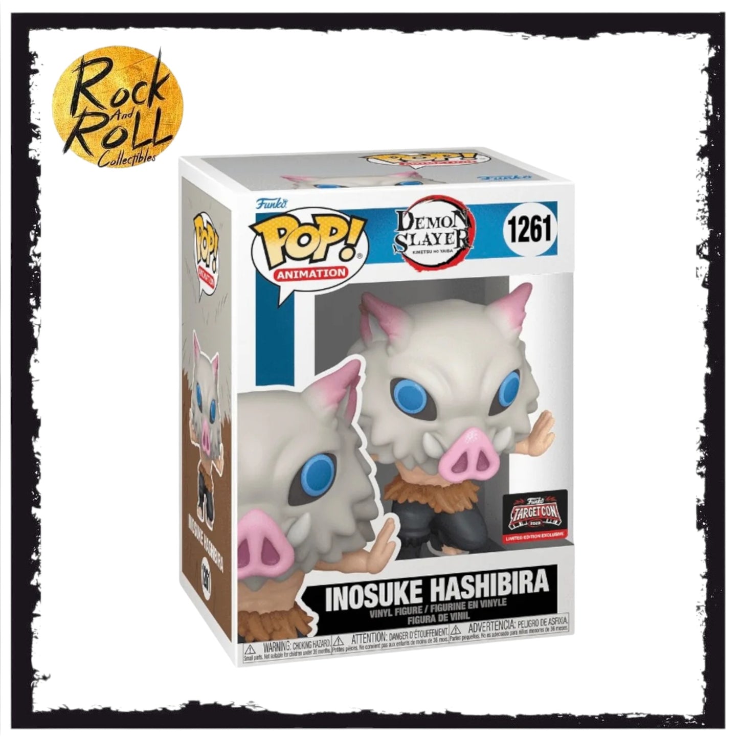 Inosuke Hashibira #1261 Funko Pop! - Demon Slayer - Target Con 2023 Exclusive