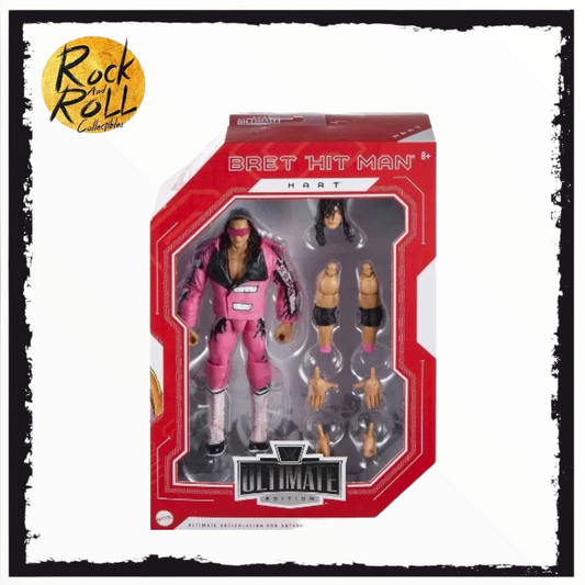 Not Mint Packaging - WWE Ultimate Edition Bret "Hit Man" Hart Action Figure (Target Exclusive)