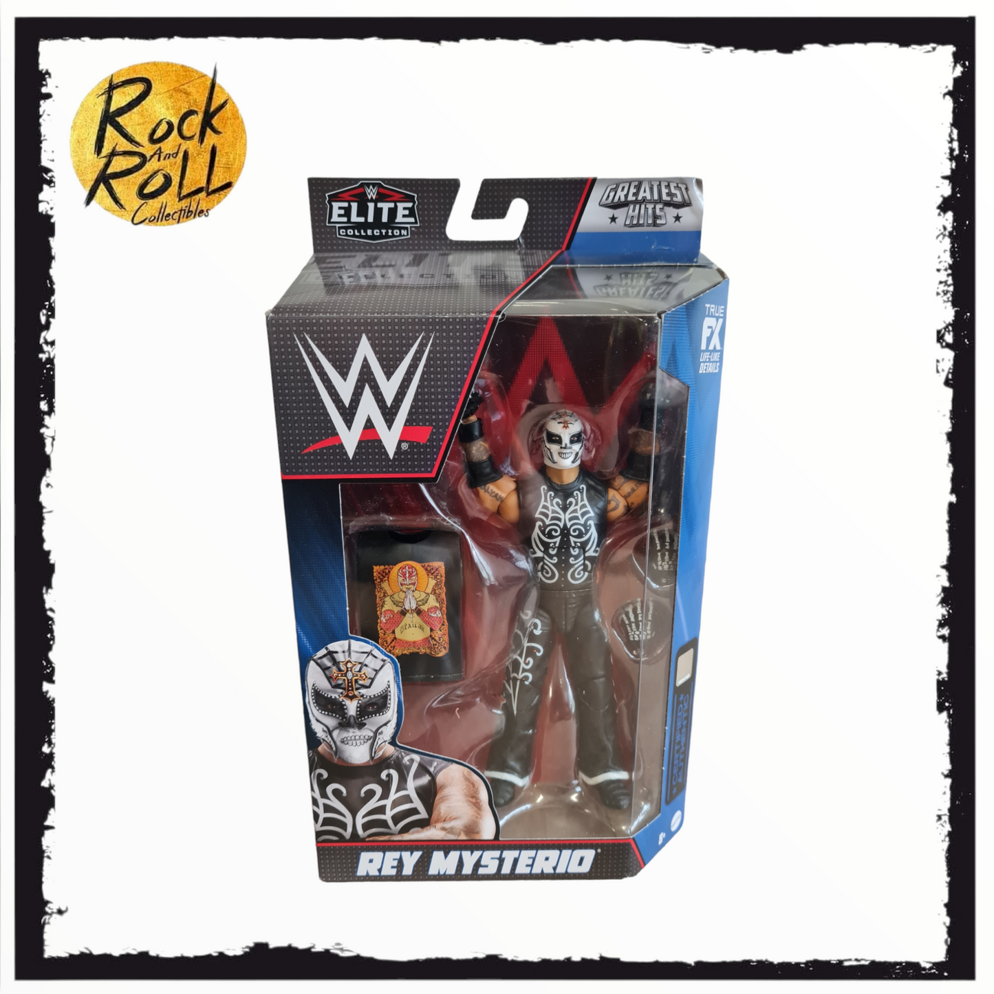 Not Mint Packaging - Rey Mysterio - WWE Elite Greatest Hits 1 US IMPORT