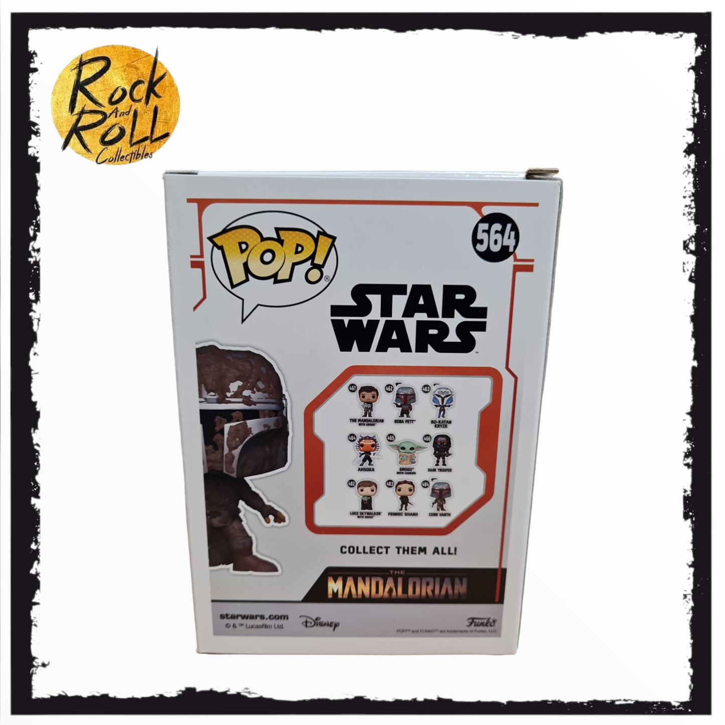 Star Wars - The Mandalorian Mudhorn Battle Funko Pop! #564 Game Stop Exclusive Condition 8.75/10