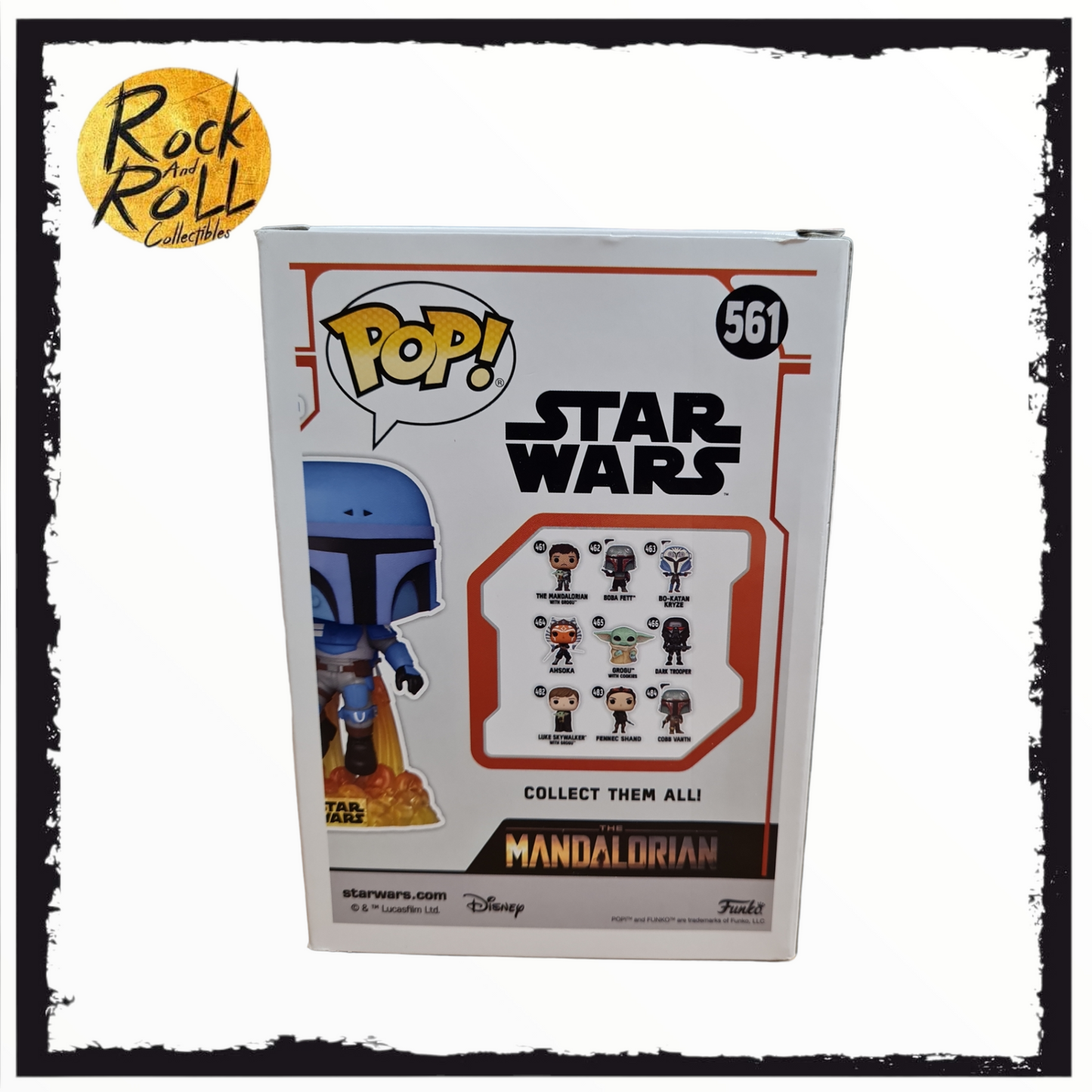 Star Wars - Death Match Mandalorian (No Stripes) Funko Pop! #561 Game Stop Exclusive Condition 8.75/10