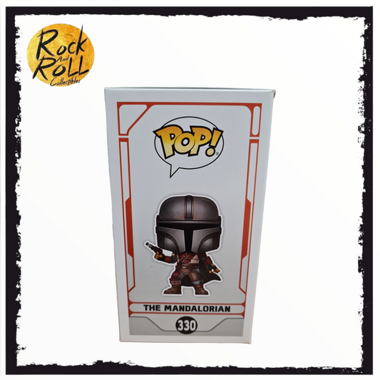 Star Wars - The Mandalorian (w/Blaster) Funko Pop! #330 2019 Fall Convention. Condition 8.5/10