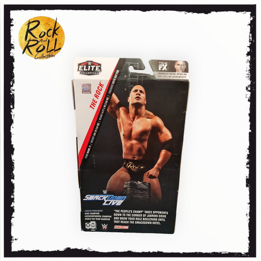 (Not Mint Packaging) WWE Elite 69 - The Rock Smackdown Live US Import